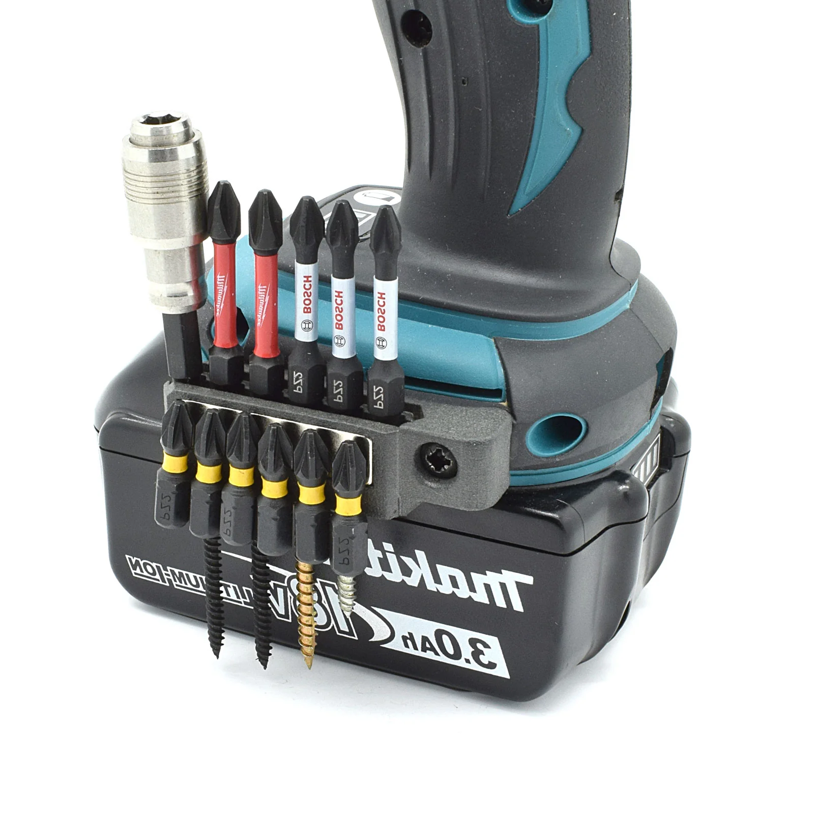 Double Magnetic Bit Holder for Makita DTD152 DHP458 DHP456 DHP484 DTD146 BTD140 BHP458 - Image 5